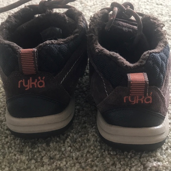 Ryka Shoes Ryka Suede Leather Brown Waterproof Hiking Boots 7